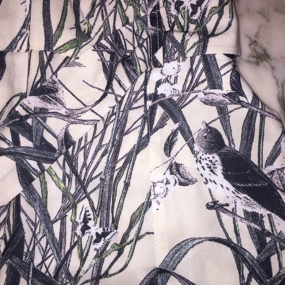 NWT Urban Touch Bird Print High Waist Shorts 8 - Picture 4 of 6